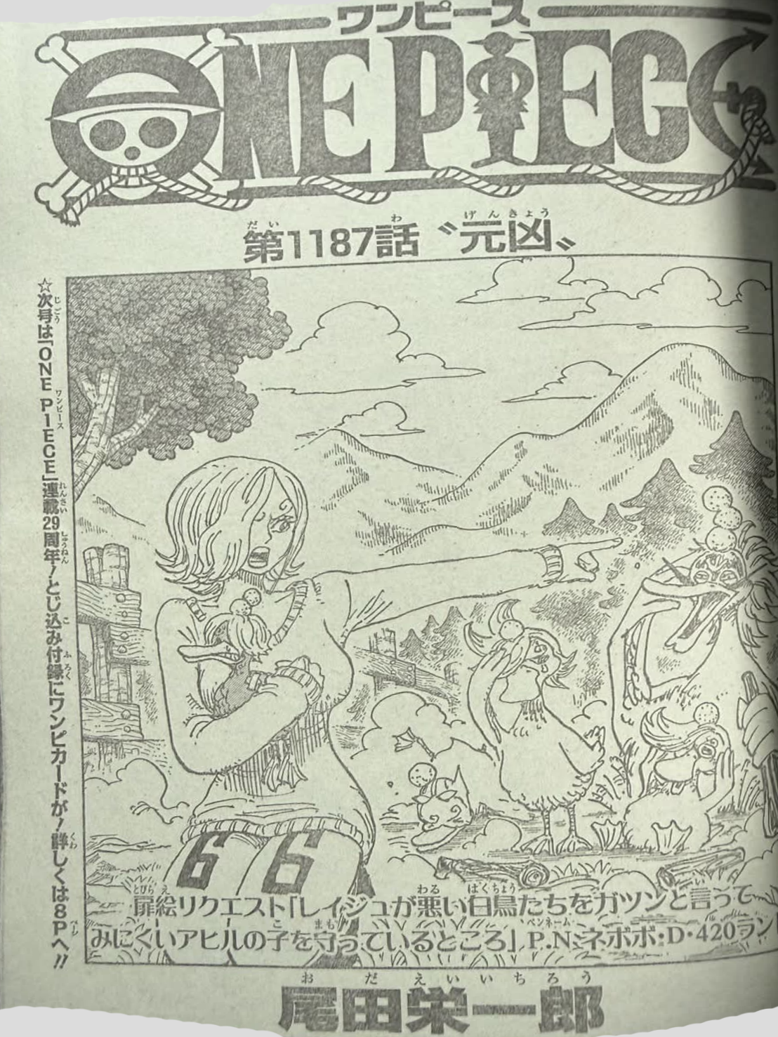       One   Piece 1187 Page 1